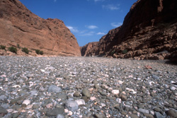 Wste, Arabische Halbinsel, Oman-Expedition: Bizarre Canyon-Landschaft im stlichen Hajar-Massiv
